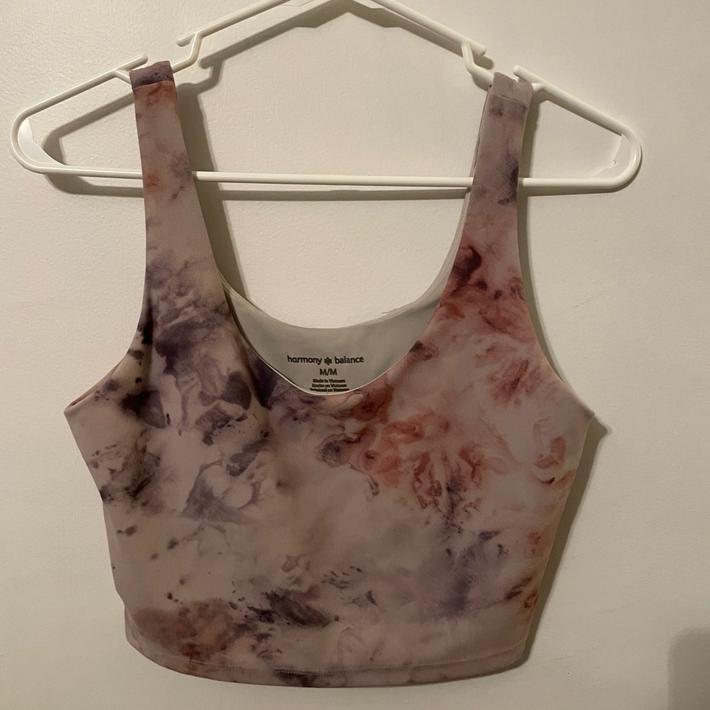 Women's Tie-Dye Tank Top - Pink and Purple